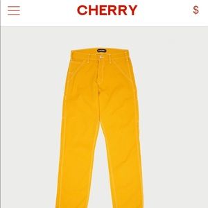 Cherry LA Yellow Painters Pants size 28